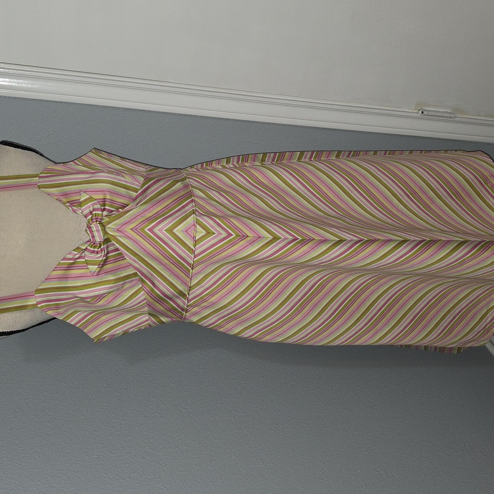Jane Street Striped pastel dress Sz 14